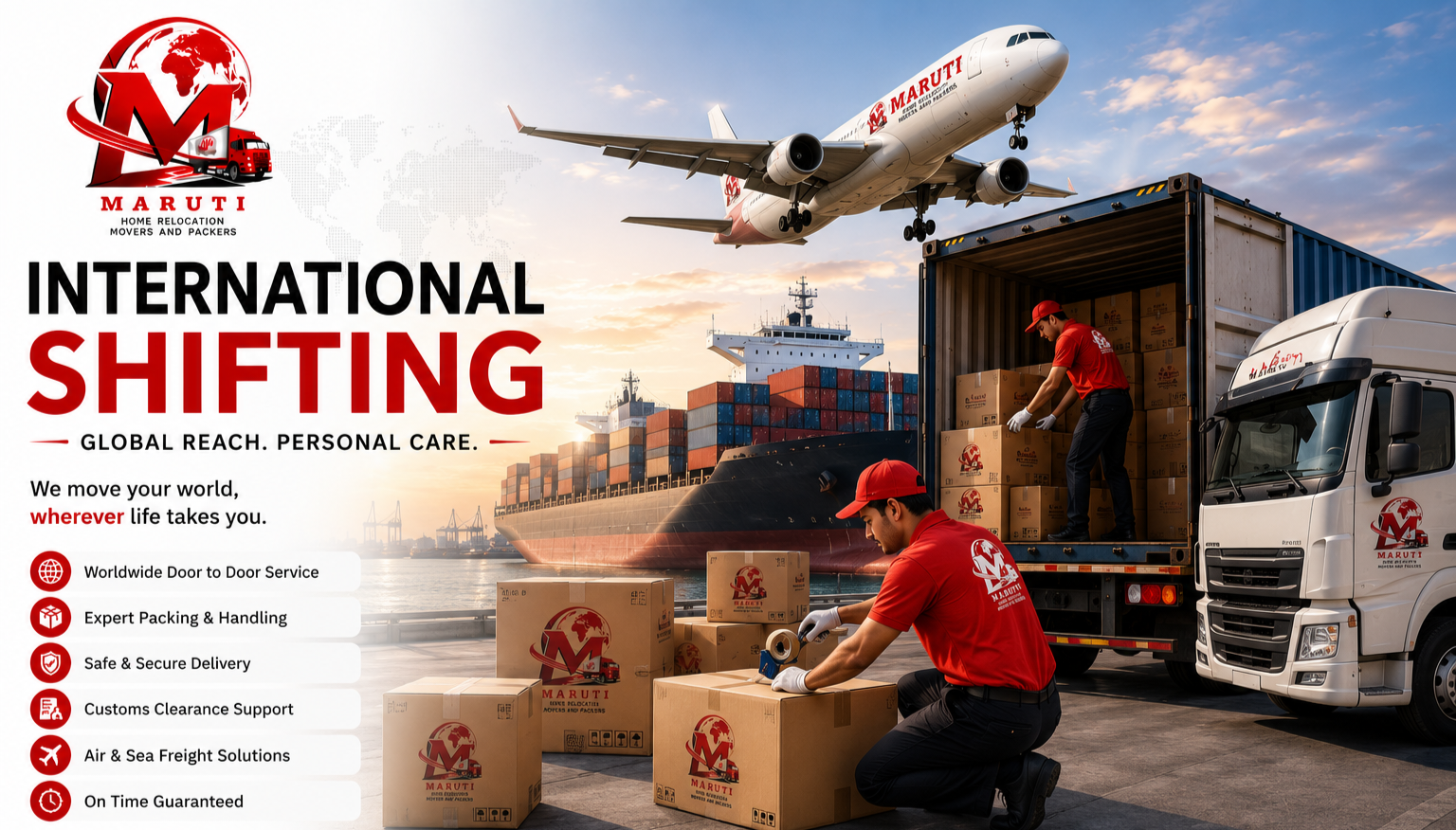 International Shifting from Hyderabad