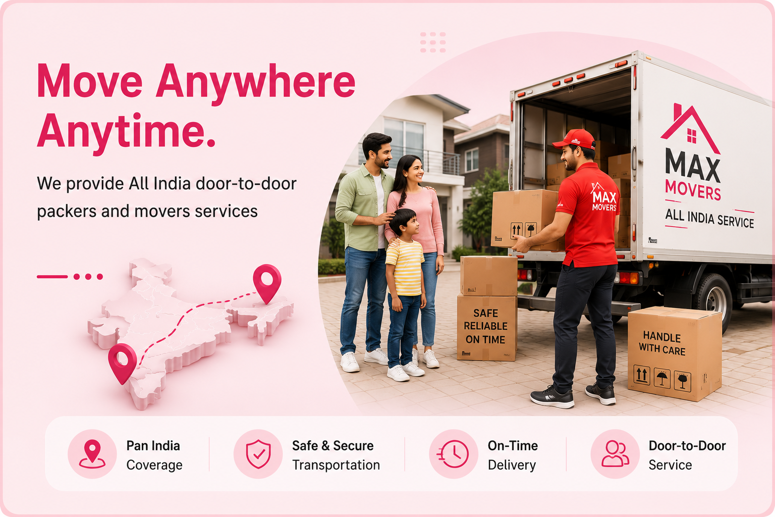 move anywhere any time across India